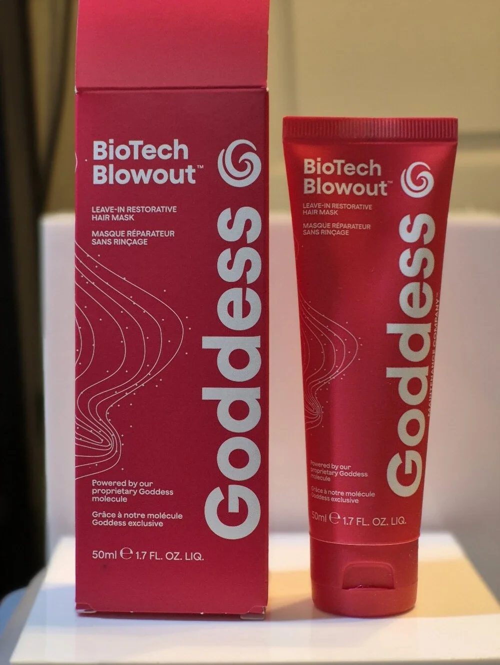 Goddess BioTech Blowout Leave-In Restorative Hair Mask, 50ml, NIB